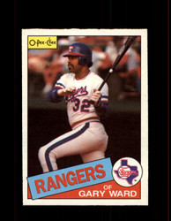 1985 GARY WARD OPC #84 O-PEE-CHEE RANGERS *7370