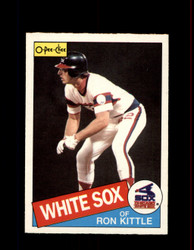 1985 RON KITTLE OPC #105 O-PEE-CHEE WHITE SOX *R1435