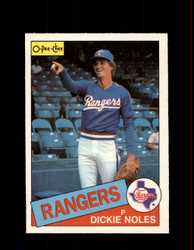 1985 DICKIE NOLES OPC #149 O-PEE-CHEE RANGERS *8047