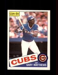 1985 GARY MATTHEWS OPC #210 O-PEE-CHEE CUBS *5060