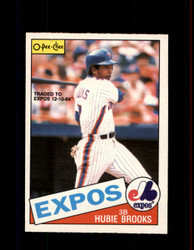 1985 HUBIE BROOKS OPC #222 O-PEE-CHEE EXPOS *G2002