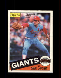 1985 DAVE LAPOINT OPC #229 O-PEE-CHEE GIANTS *G2006