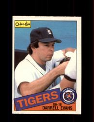 1985 DARRELL EVANS OPC #319 O-PEE-CHEE TIGERS *G2085