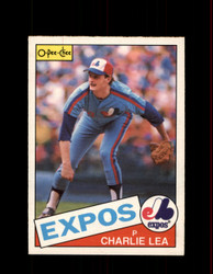 1985 CHARLIE LEA OPC #345 O-PEE-CHEE EXPOS *G2106