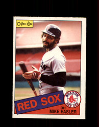 1985 MIKE EASLER OPC #349 O-PEE-CHEE RED SOX *G2110