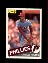 1985 CHARLES HUDSON OPC #379 O-PEE-CHEE PHILLIES *G2181