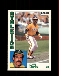 1984 DAVE LOPES OPC #17 O-PEE-CHEE ATHLETICS *G2205