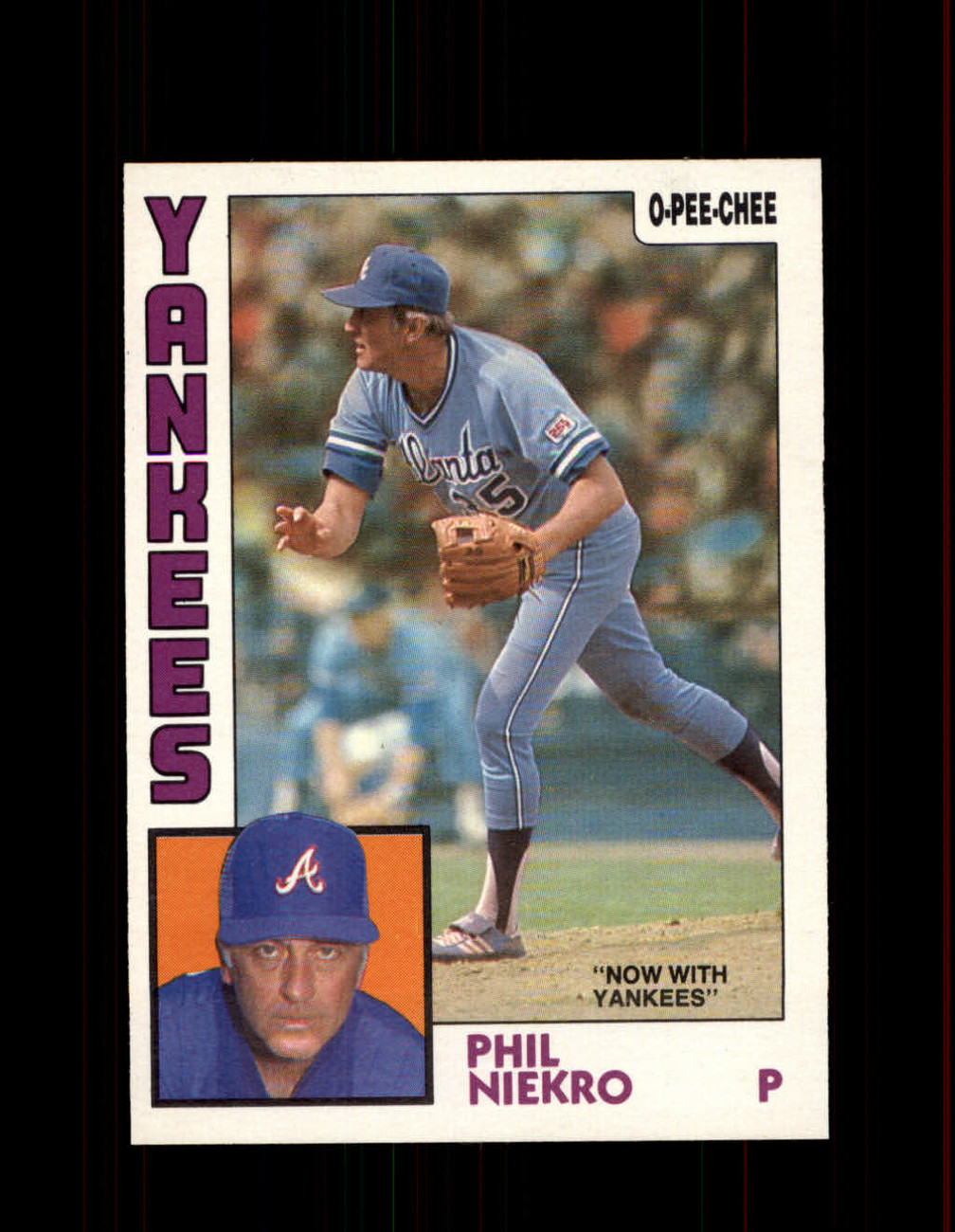 1984 PHIL NIEKRO OPC #29 O-PEE-CHEE YANKEES *G2215 - OPC Baseball.com
