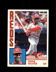 1984 EDDIE MILNER OPC #34 O-PEE-CHEE REDS *G2218
