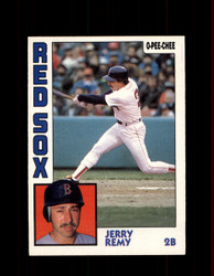1984 JERRY REMY OPC #58 O-PEE-CHEE RED SOX *G2237