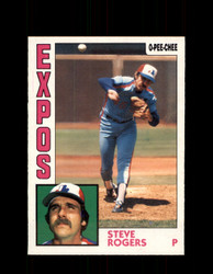 1984 STEVE ROGERS OPC #80 O-PEE-CHEE EXPOS *G2251