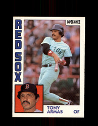 1984 TONY ARMAS OPC #105 O-PEE-CHEE RED SOX *G2271