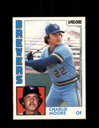 1984 CHARLIE MOORE OPC #138 O-PEE-CHEE BREWERS *G2298