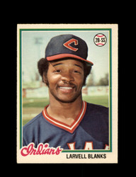 1978 LARVELL BLANKS OPC #213 O-PEE-CHEE INDIANS *G2136