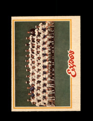 1978 MONTREAL EXPOS OPC #207 O-PEE-CHEE TEAM CHECKLIST *G2137