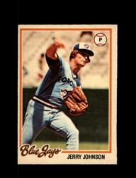 1978 JERRY JOHNSON OPC #184 O-PEE-CHEE BLUE JAYS *G2144