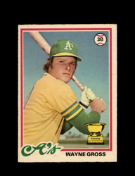 1978 WAYNE GROSS OPC #106 O-PEE-CHEE ATHLETICS *G2361