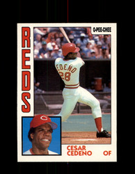 1984 CESAR CEDENO OPC #191 O-PEE-CHEE REDS *G2341