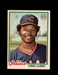 1978 LARVELL BLANKS OPC #213 O-PEE-CHEE INDIANS *G2439