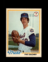 1978 PAT ZACHRY OPC #172 O-PEE-CHEE METS *G2388