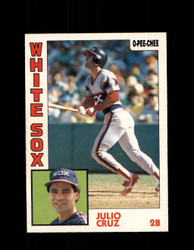 1984 JULIO CRUZ OPC #257 O-PEE-CHEE WHITE SOX *G2456