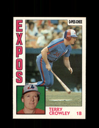 1984 TERRY CROWLEY OPC #246 O-PEE-CHEE EXPOS *G2465