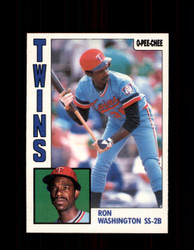 1984 RON WASHINGTON OPC #268 O-PEE- CHEE TWINS *G2479