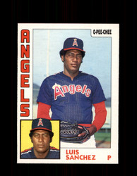 1984 LUIS SANCHEZ OPC #258 O-PEE- CHEE ANGELS *G2489