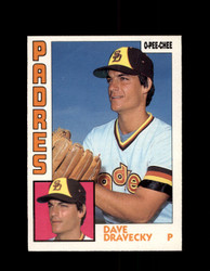 1984 DAVE DRAVECKY OPC #290 O-PEE- CHEE PADRES *G2497