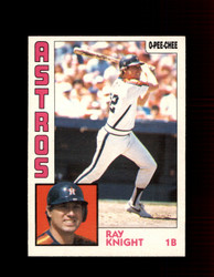 1984 RAY KNIGHT OPC #321 O-PEE- CHEE ASTROS *G2512