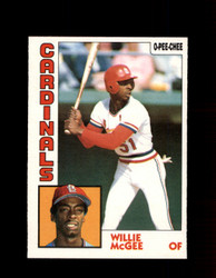 1984 WILLIE MCGEE OPC #310 O-PEE- CHEE CARDINALS *G2519