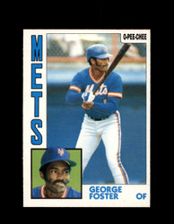 1984 GEORGE FOSTER OPC #350 O-PEE- CHEE METS *G2527