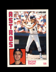 1984 DICKIE THON OPC #344 O-PEE- CHEE ASTROS *G6421