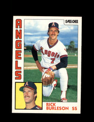 1984 RICK BURLESON OPC #376 O-PEE-CHEE ANGELS *G2537