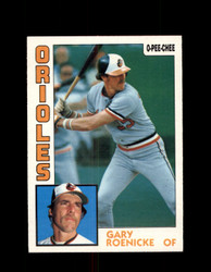 1984 GARY ROENICKE OPC #372 O-PEE-CHEE ORIOLES *G2539