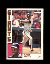 1984 CHILI DAVIS OPC #367 O-PEE-CHEE GIANTS *G2542