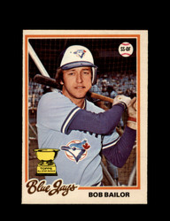 1978 BOB BAILOR OPC #148 O-PEE-CHEE BLUE JAYS *G2675