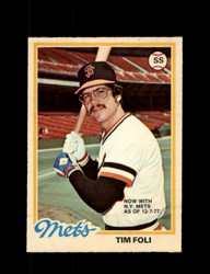 1978 TIM FOLI OPC #169 O-PEE-CHEE METS *G2726