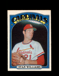 1972 STAN WILLIAMS OPC #9 O-PEE-CHEE CARDINALS *G2660