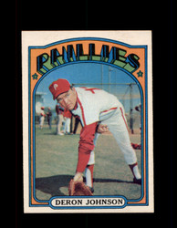 1972 DERON JOHNSON OPC #167 O-PEE-CHEE PHILLIES *G2852