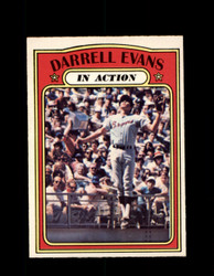 1972 DARRELL EVANS OPC #172 O-PEE-CHEE IN ACTION *G2856