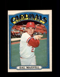 1972 DAL MAXVILL OPC #206 O-PEE-CHEE CARDINALS *G2888