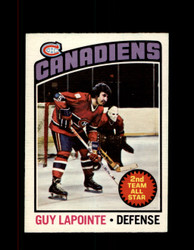 1976 GUY LAPOINTE OPC #223 O-PEE-CHEE CANADIENS *G4117
