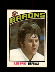 1976 LEN FRIG OPC #352 O-PEE-CHEE BARRONS *G4141