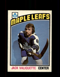 1976 JACK VALIQUETTE OPC #294 O-PEE-CHEE MAPLE LEAFS *G4192