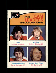 1976 FLYERS OPC #391 O-PEE-CHEE TEAM LEADERS *G4212