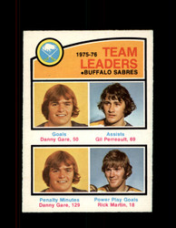 1976 SABRES OPC #380 O-PEE-CHEE TEAM LEADERS *G4215
