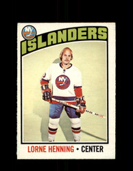 1976 LORNE HENNING OPC #193 O-PEE-CHEE ISLANDERS *G3962