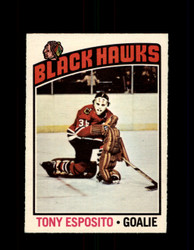 1976 TONY ESPOSITO OPC #100 O-PEE-CHEE BLACK HAWKS *G2956