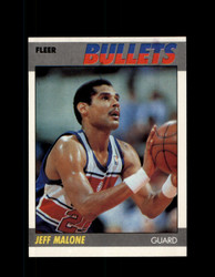 1987 JEFF MALONE FLEER #67 BULLETS *3604